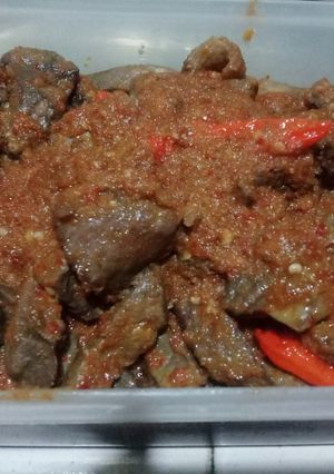 Foto resep Oseng mercon paru dan ati sapi