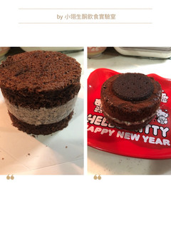 生酮版oreo 巧克力蛋糕 的食譜成品照片