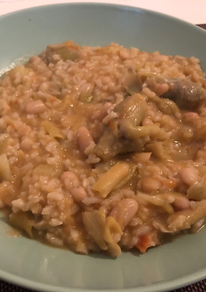 Una foto de Arroz con habichuelas
