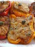 Peperoni al forno con tonno e capperi