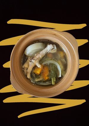 Foto resep Kaldu Ceker MPASI Slow Cooker