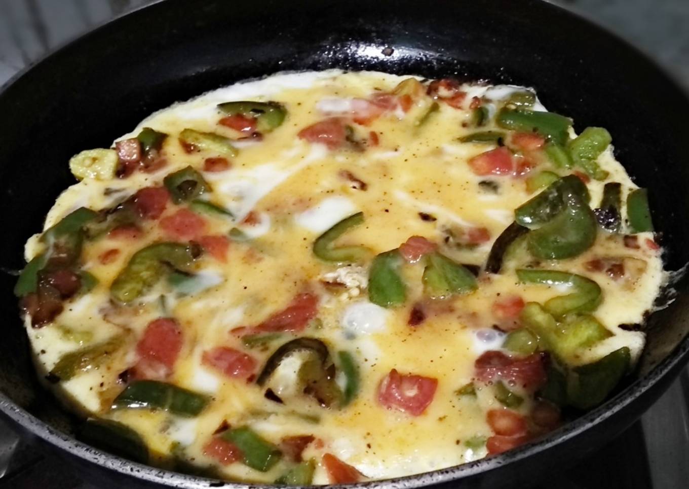 Egg pizza