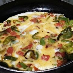 A picture of Egg pizza.