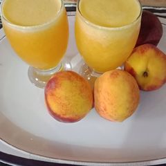 A picture of Peach juice 🍁🍁🍁.