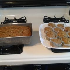 A picture of GF Zucchini Bread or Muffins.
