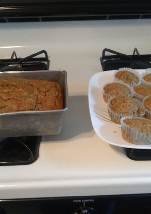 A picture of GF Zucchini Bread or Muffins.