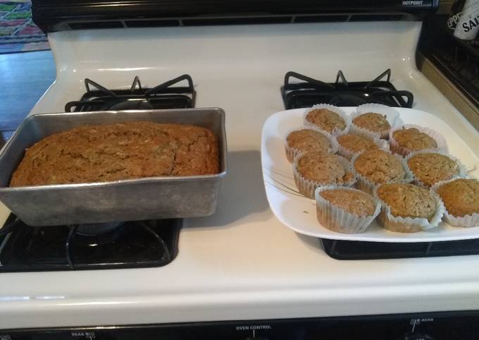 GF Zucchini Bread or Muffins