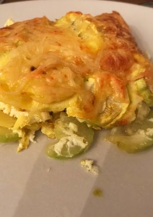 Une photo de Gratin courgette pomme de terre