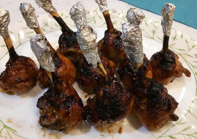 How to Prepare Super Quick Homemade Lolipop Chicken in BBQ Sauce