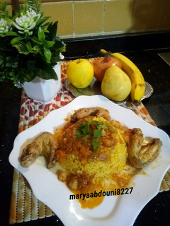 صورة لوصفة أرز بالصوص والدجاج 🍗