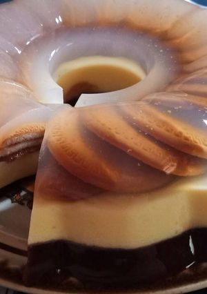 Foto resep Puding Marie Regal 3 Lapis