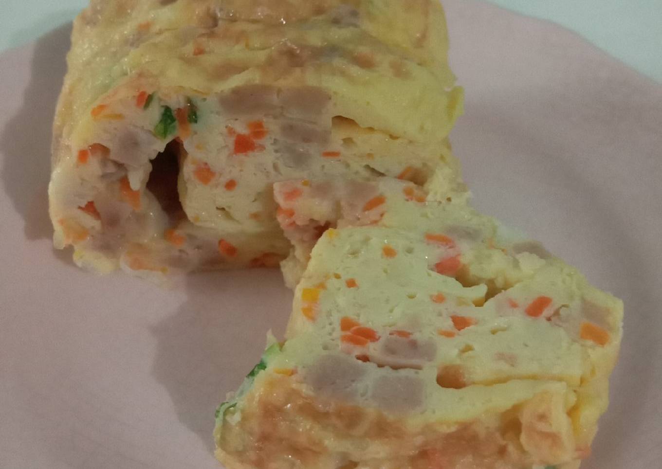 Tamago eggroll with ham