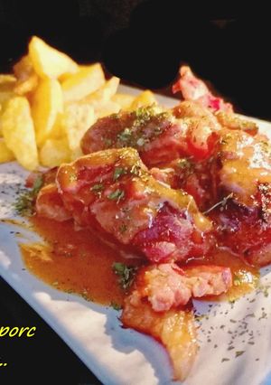 Une photo de Poitrine de porc marinée au Cook Expert