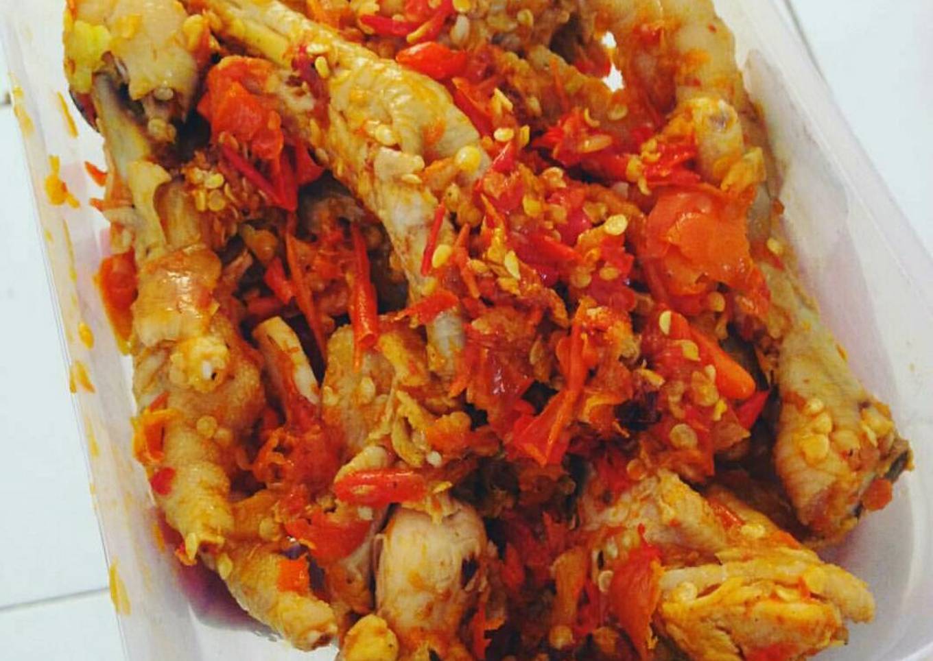 Ceker Pedas Kuah Maut