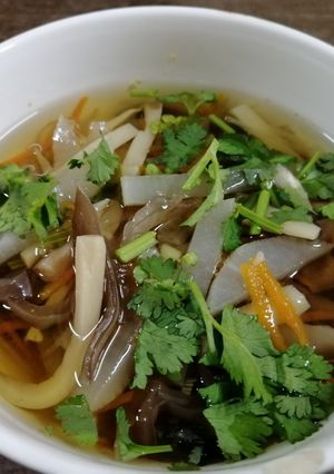 รูปของ แสร้งว่ากระเพาะปลาน้ำใส(มังสวิรัติ/อาหารคลีน/ไร้แป้ง)​