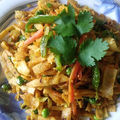 A picture of Chapati noodles.