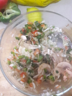 Una foto de Ceviche de champiñón