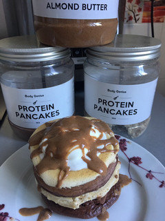 Una foto de Pancakes proteicos
