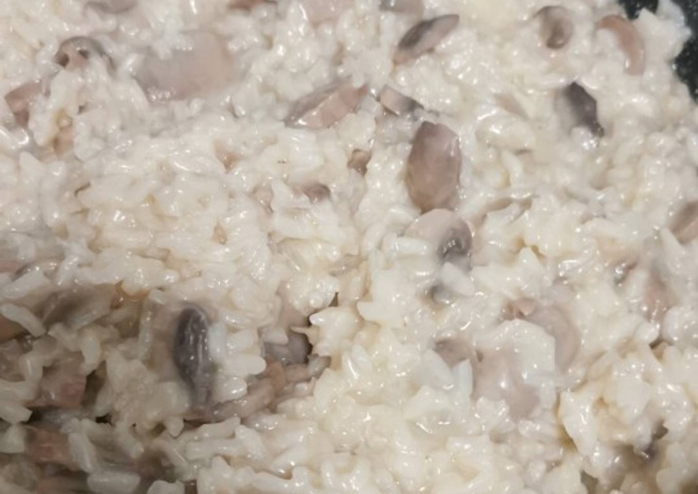Risotto de champiñones