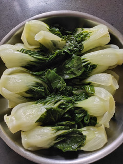 A picture of Boiled Bakchoy.