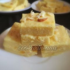 A picture of Bread Custard Barfi.