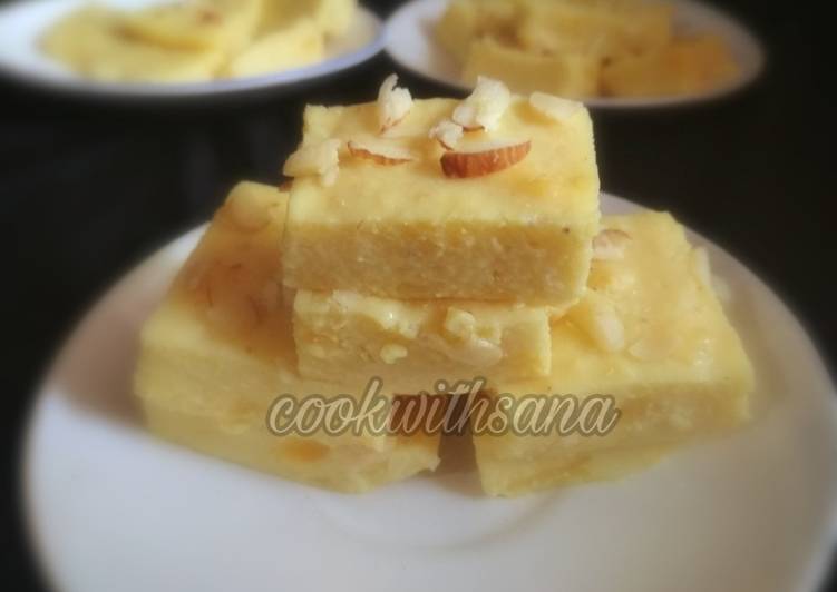 Easiest Way to Make Award-winning Bread Custard Barfi