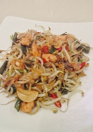 Foto resep Tumis toge kacang panjang udang (tokedang)