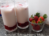 Korean Strawberry Milk Simple,Easy,Ekonomis... 🥛🍓👍