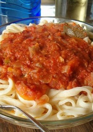 Una foto de Salsa de tomate casera
