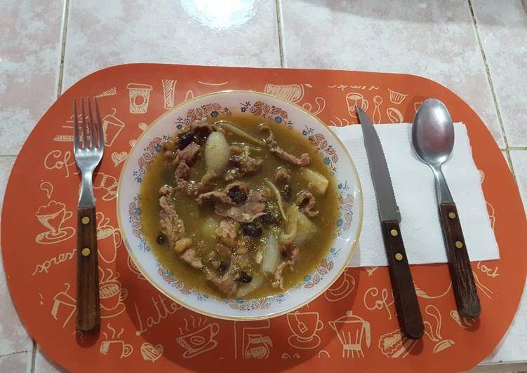 Carne en su jugo rápida y rica