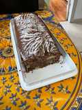 Cake à la farine de millet, skyr et ananas au sirop