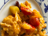Huevos revueltos con verdura