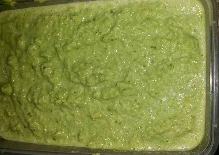 Green chilli ki paste