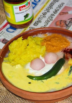 A picture of Kerala’s Fermented Rice Gruel (Porridge).