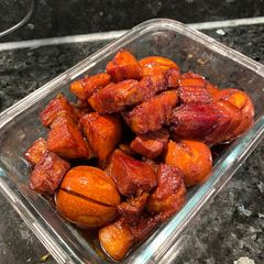 A picture of Chinese Braised Pork with Brown Sauce.