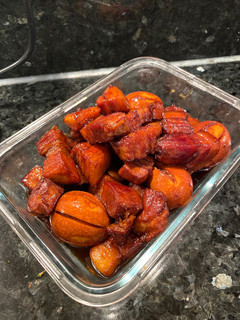 A picture of Chinese Braised Pork with Brown Sauce.