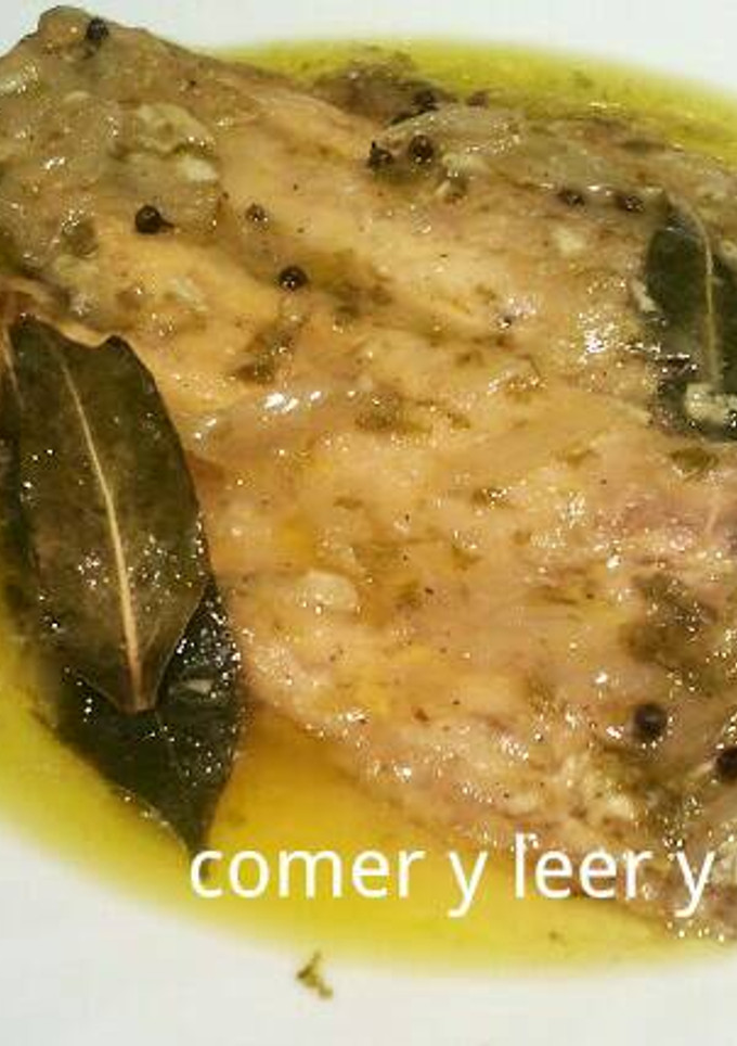 Una foto de Truchas en escabeche