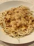 Spaghettini a la carbonara