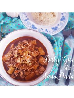 Foto resep 96. Baby Gurita Mix Tahu Saus Padang