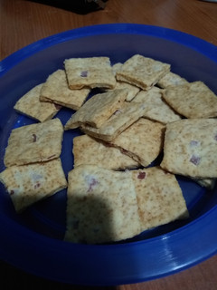 Una foto de Galletas saladas con salame