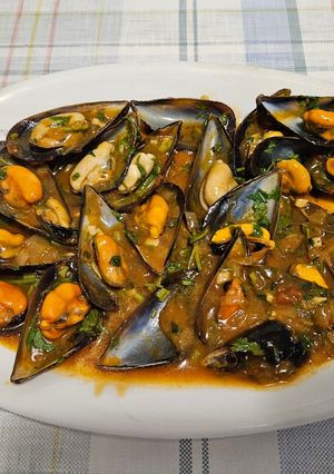 Una foto de Mejillones a la marinera