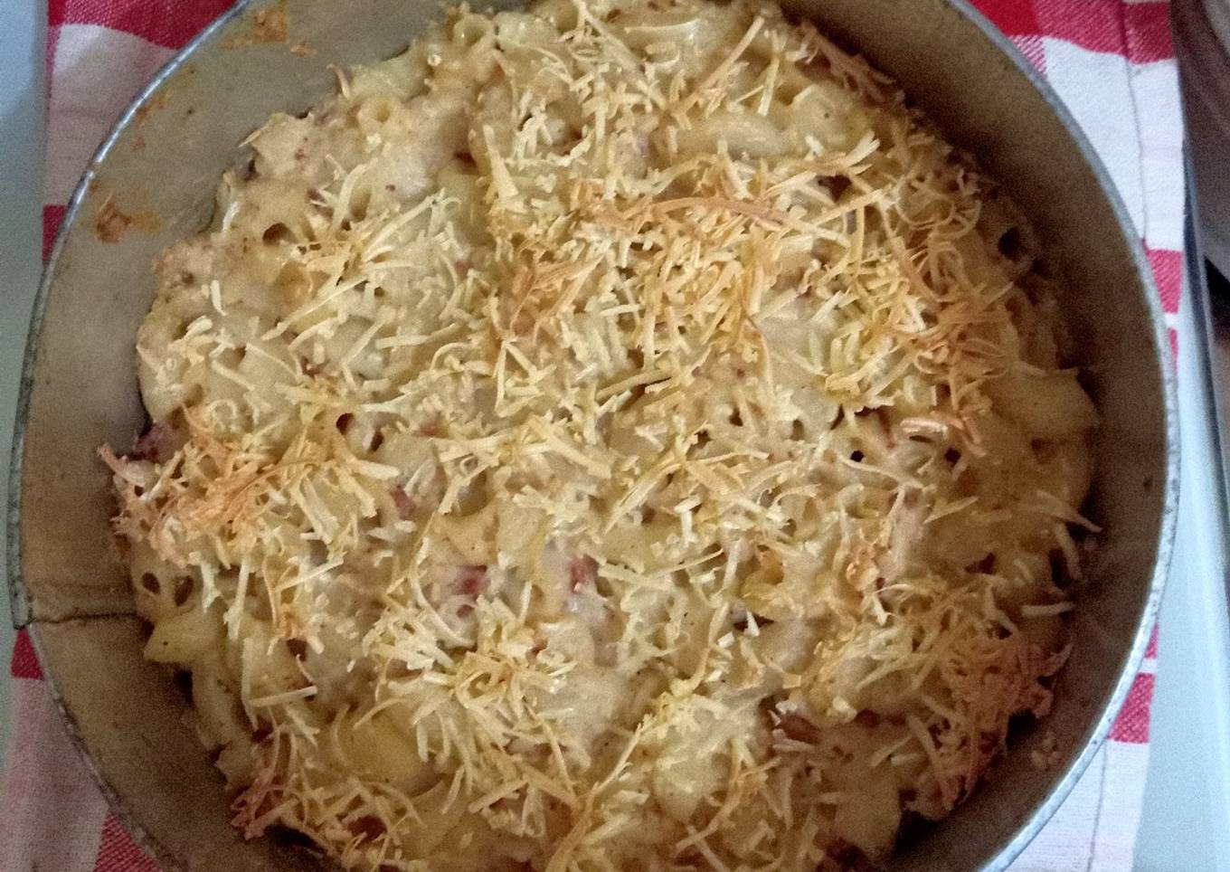 Makaroni kornet keju panggang