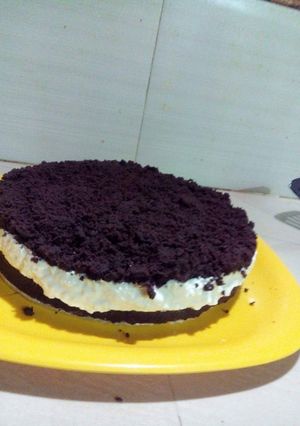 صورة لوصفة Giant oreo (cheese cake)2