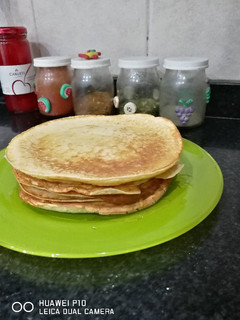 Una foto de Hotcakes de Avena fit/saludable