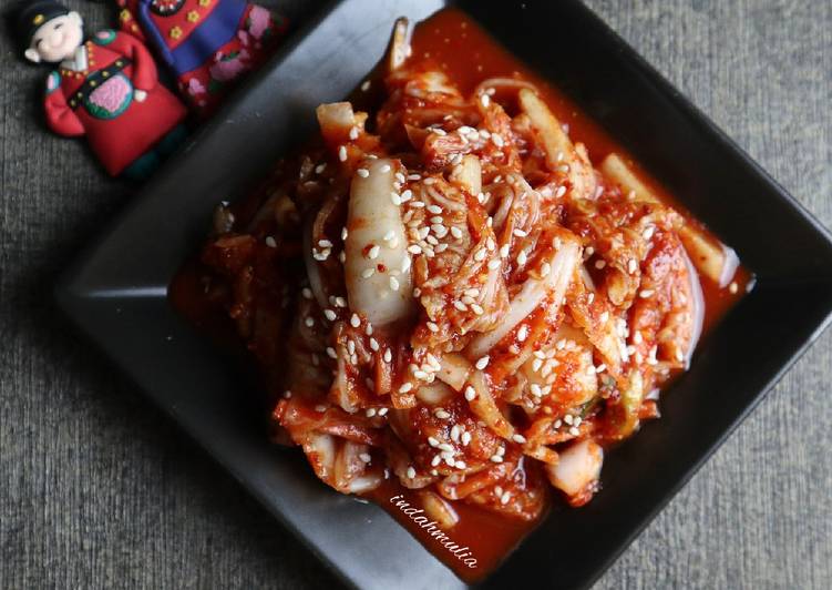 makanan Kimchi Vegetarian Jadi, Enak