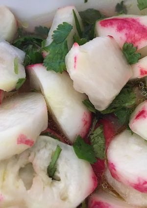 Una foto de Ensalada de Rabanitos