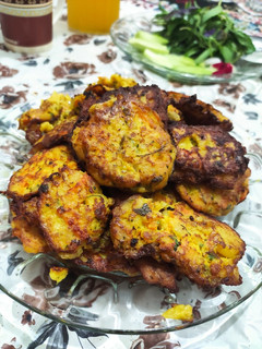 عکسی از دستور کوکو سیب زمینی و هویج