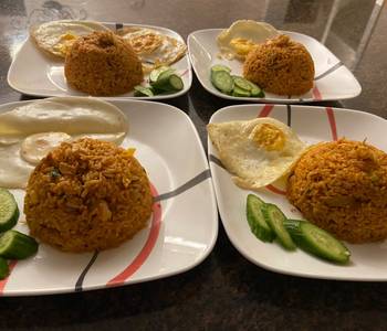 Best Recipe Indonesian style red fried rice hot Delicious