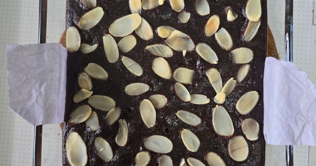 Brownies pisang tanpa tepung