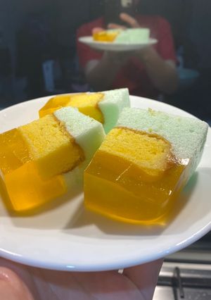 Foto resep Kue lapis Agar Bolu Busa